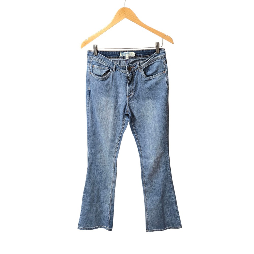 Long Tall Sally High Waist Bea Wide Leg Jeans 8 Light Wash‎ Relaxed